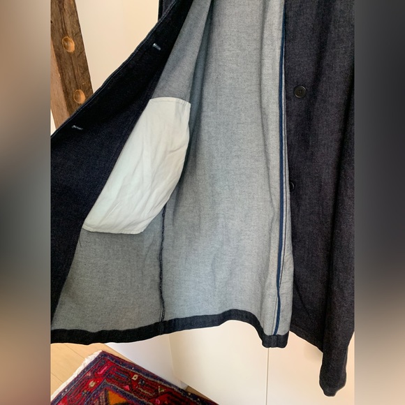 MUJI light jean coat - indigo, size M women’s - Picture 4 of 4